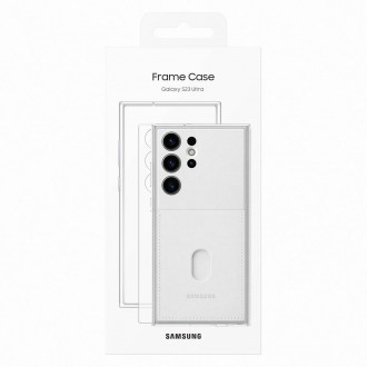 Samsung Frame Cover pro Samsung Galaxy S23 Ultra pouzdro s vyměnitelnými zadními stranami bílé (EF-MS918CWEGWW)