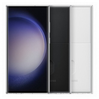 Samsung Frame Cover pro Samsung Galaxy S23 Ultra pouzdro s vyměnitelnými zadními stranami bílé (EF-MS918CWEGWW)