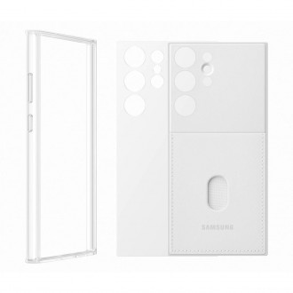 Samsung Frame Cover pro Samsung Galaxy S23 Ultra pouzdro s vyměnitelnými zadními stranami bílé (EF-MS918CWEGWW)