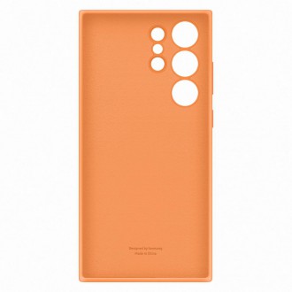 Silikonový kryt Samsung pro Samsung Galaxy S23 Ultra silikonové pouzdro oranžové (EF-PS918TOEGWW)