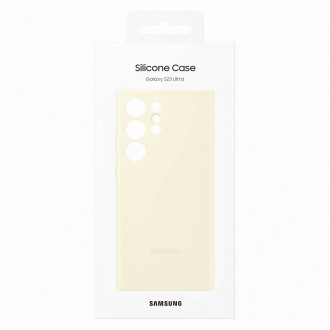 Silikonový kryt Samsung pro Samsung Galaxy S23 Ultra bavlněný silikonový obal (EF-PS918TUEGWW)