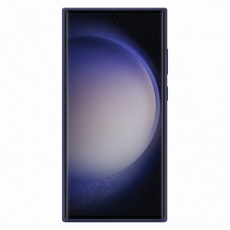 Silikonové pouzdro Samsung pro Samsung Galaxy S23 Ultra silikonové pouzdro tmavě modré (EF-PS918TNEGWW)