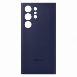 Silikonové pouzdro Samsung pro Samsung Galaxy S23 Ultra silikonové pouzdro tmavě modré (EF-PS918TNEGWW)