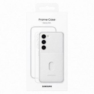 Kryt Samsung Frame Cover pro pouzdro Samsung Galaxy S23+ s vyměnitelnými zadními stranami bílé (EF-MS916CWEGWW)