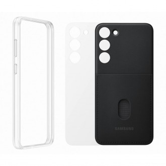 Samsung Frame Cover pro Samsung Galaxy S23+ pouzdro s vyměnitelnými zadními stranami černé (EF-MS916CBEGWW)