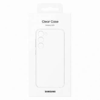 Pouzdro Samsung Clear Cover pro Samsung Galaxy S23+ gelový kryt transparentní (EF-QS916CTEGWW)