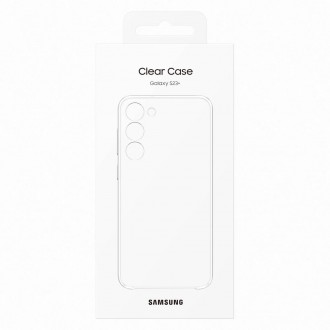 Pouzdro Samsung Clear Cover pro Samsung Galaxy S23+ gelový kryt transparentní (EF-QS916CTEGWW)