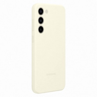 Pouzdro Samsung Silicone Cover pro Samsung Galaxy S23+ bavlněný silikonový obal (EF-PS916TUEGWW)