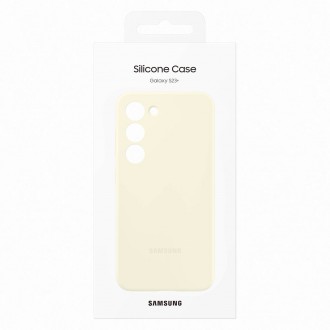 Pouzdro Samsung Silicone Cover pro Samsung Galaxy S23+ bavlněný silikonový obal (EF-PS916TUEGWW)