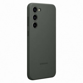 Silikonový kryt Samsung pro Samsung Galaxy S23+ silikonové pouzdro khaki (EF-PS916TGEGWW)