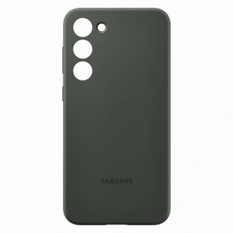 Silikonový kryt Samsung pro Samsung Galaxy S23+ silikonové pouzdro khaki (EF-PS916TGEGWW)