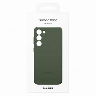 Silikonový kryt Samsung pro Samsung Galaxy S23+ silikonové pouzdro khaki (EF-PS916TGEGWW)