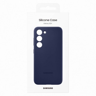 Silikonové pouzdro Samsung Silicon Cover pro Samsung Galaxy S23+ silikonové pouzdro tmavě modré (EF-PS916TNEGWW)