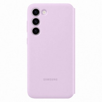 Pouzdro Samsung Smart View Wallet pro Samsung Galaxy S23+ Kryt s peněženkou Smart Flip Window Card Wallet Lilac (EF-ZS916CVEGWW)