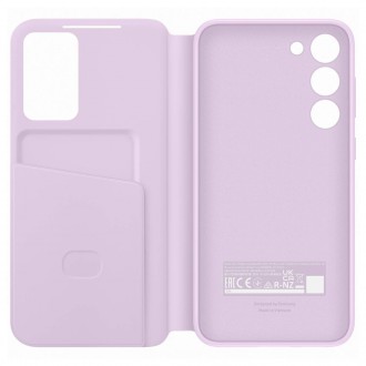 Pouzdro Samsung Smart View Wallet pro Samsung Galaxy S23+ Kryt s peněženkou Smart Flip Window Card Wallet Lilac (EF-ZS916CVEGWW)