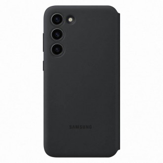 Pouzdro Samsung Smart View Wallet Case pro kryt Samsung Galaxy S23+ s chytrým výklopným okénkem, peněženka na karty černá (EF-ZS916CBEGWW)