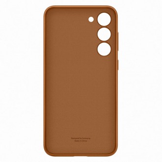 Pouzdro Samsung Leather Cover pro Samsung Galaxy S23+ pouzdro z pravé velbloudí kůže (EF-VS916LAEGWW)
