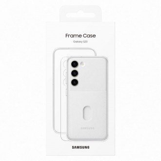 Samsung Frame Cover pro pouzdro Samsung Galaxy S23 s vyměnitelnými zadními stranami bílé (EF-MS911CWEGWW)