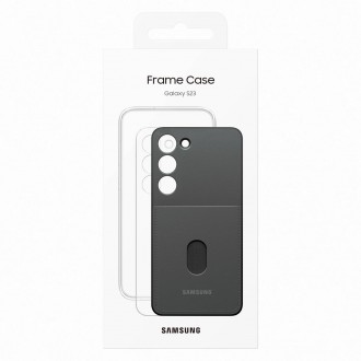 Pouzdro Samsung Frame Cover pro pouzdro Samsung Galaxy S23 s výměnnými zadními stranami černé (EF-MS911CBEGWW)