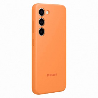 Silikonový kryt Samsung pro Samsung Galaxy S23 oranžový (EF-PS911TOEGWW)