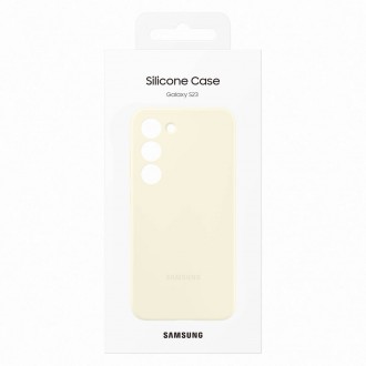 Silikonový kryt Samsung pro Samsung Galaxy S23 silikonové pouzdro bavlněné (EF-PS911TUEGWW)