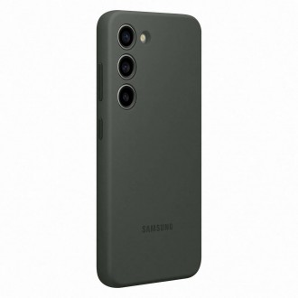 Silikonový kryt Samsung pro Samsung Galaxy S23 silikonový obal khaki (EF-PS911TGEGWW)