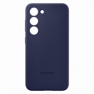 [RETURNED ITEM] Silikonový kryt Samsung pro Samsung Galaxy S23 silikonový obal tmavě modrý (EF-PS911TNEGWW)