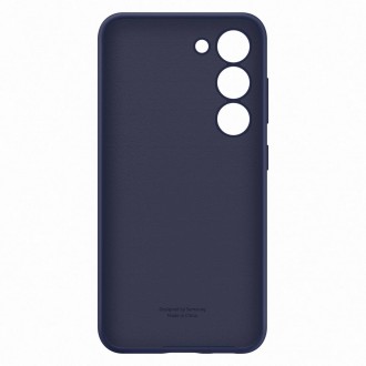 [RETURNED ITEM] Silikonový kryt Samsung pro Samsung Galaxy S23 silikonový obal tmavě modrý (EF-PS911TNEGWW)