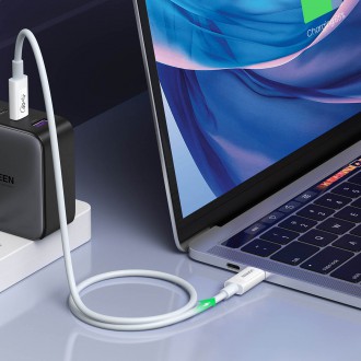 Ugreen kabel USB4 40Gb/s USB-C - USB-C PD 100W 0,8m bílý (US506)