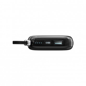 Powerbanka Joyroom 10000mAh Jelly Series 22,5W s vestavěným USB C kabelem černý (JR-L002)