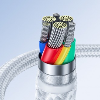Joyroom kabel USB - Lightning 2,4A Surpass Series 1,2 m bílý (S-UL012A11)
