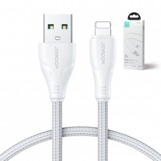 Joyroom kabel USB - Lightning 2,4A Surpass Series 1,2 m bílý (S-UL012A11)