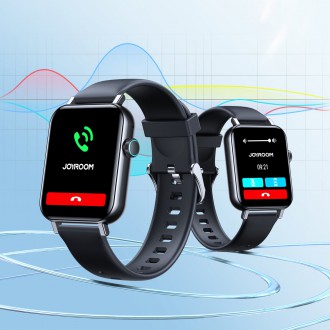 Chytré hodinky Joyroom Fit-Life Series s funkcí přijímání hovorů IP68 černá (JR-FT5)