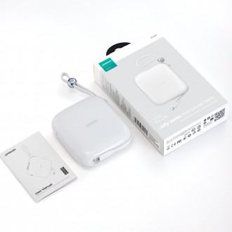 Powerbanka Joyroom 10000mAh Jelly Series 22,5W s vestavěným Lightning kabelem bílý (JR-L003)