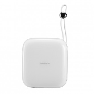 Powerbanka Joyroom 10000mAh Jelly Series 22,5W s vestavěným Lightning kabelem bílý (JR-L003)