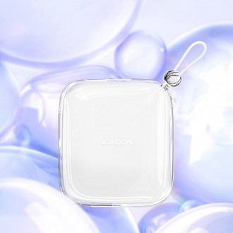 Powerbanka Joyroom 10000mAh Jelly Series 22,5W s vestavěným Lightning kabelem bílý (JR-L003)
