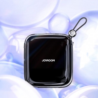 Powerbanka Joyroom 10000mAh Jelly Series 22,5W s vestavěným Lightning kabelem černý (JR-L003)