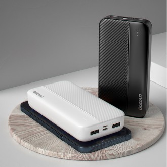 Dudao powerbanka 20000mAh 2xUSB-A 10W bílá (K4S+)