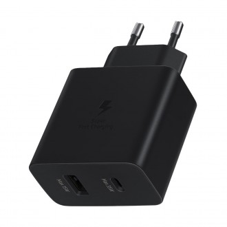 Samsung USB-C / USB-A nástěnná nabíječka 35W černá (EP-TA220NBEGEU)