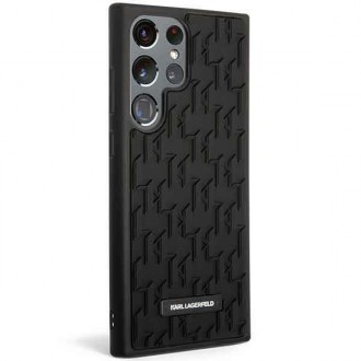 Karl Lagerfeld KLHCS23LRUPKLPK S23 Ultra S918 pevné pouzdro černo/černý 3D monogram
