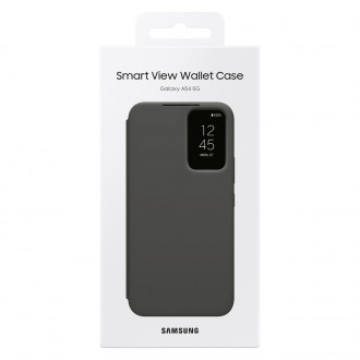 Pouzdro Samsung Smart View Wallet pro Samsung Galaxy A54 5G Cover with Smart Flip Window Card Wallet Black (EF-ZA546CBEGWW)