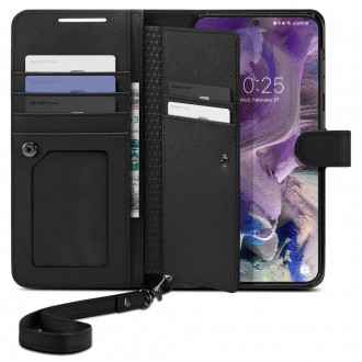 Spigen PENĚŽENKA "S" PLUS GALAXY S23 ČERNÁ