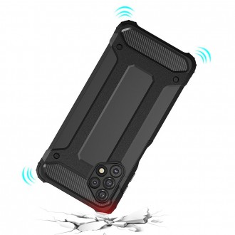 Hybrid Armor Case Tough Rugged Cover for Samsung Galaxy A32 4G black