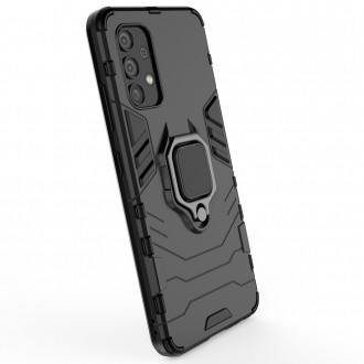 Ring Armor Case Kickstand Tough Rugged Cover for Samsung Galaxy A32 4G black