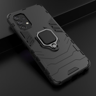 Ring Armor Case Kickstand Tough Rugged Cover for Samsung Galaxy A32 4G black