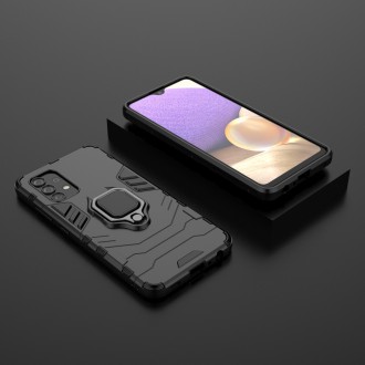 Ring Armor Case Kickstand Tough Rugged Cover for Samsung Galaxy A32 4G black