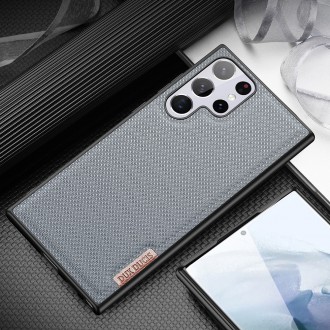 Dux Ducis Fino case is made of nylon material for Samsung Galaxy S22 Ultra black