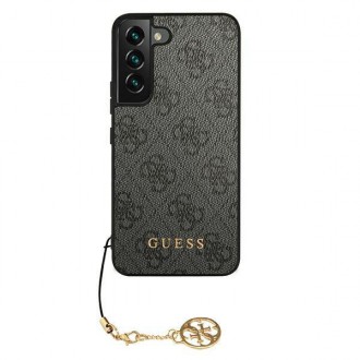 Guess GUHCS22MGF4GGR S906 S22+ szary/grey hardcase 4G Charms Collection