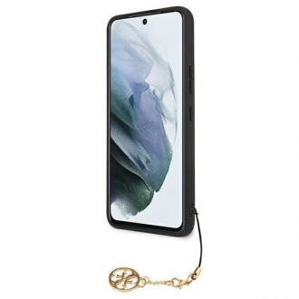 Guess GUHCS22MGF4GGR S906 S22+ szary/grey hardcase 4G Charms Collection