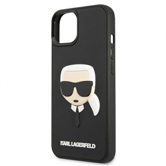 Karl Lagerfeld KLHCP13MKH3DBK iPhone 13 6,1" czarny/black hardcase 3D Rubber Karl`s Head